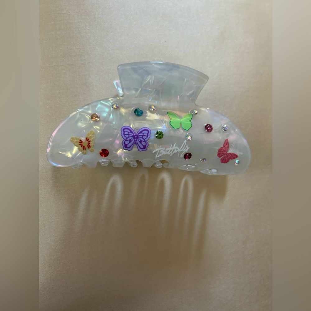 butterfly hair clips A662 - Picture 2 of 3